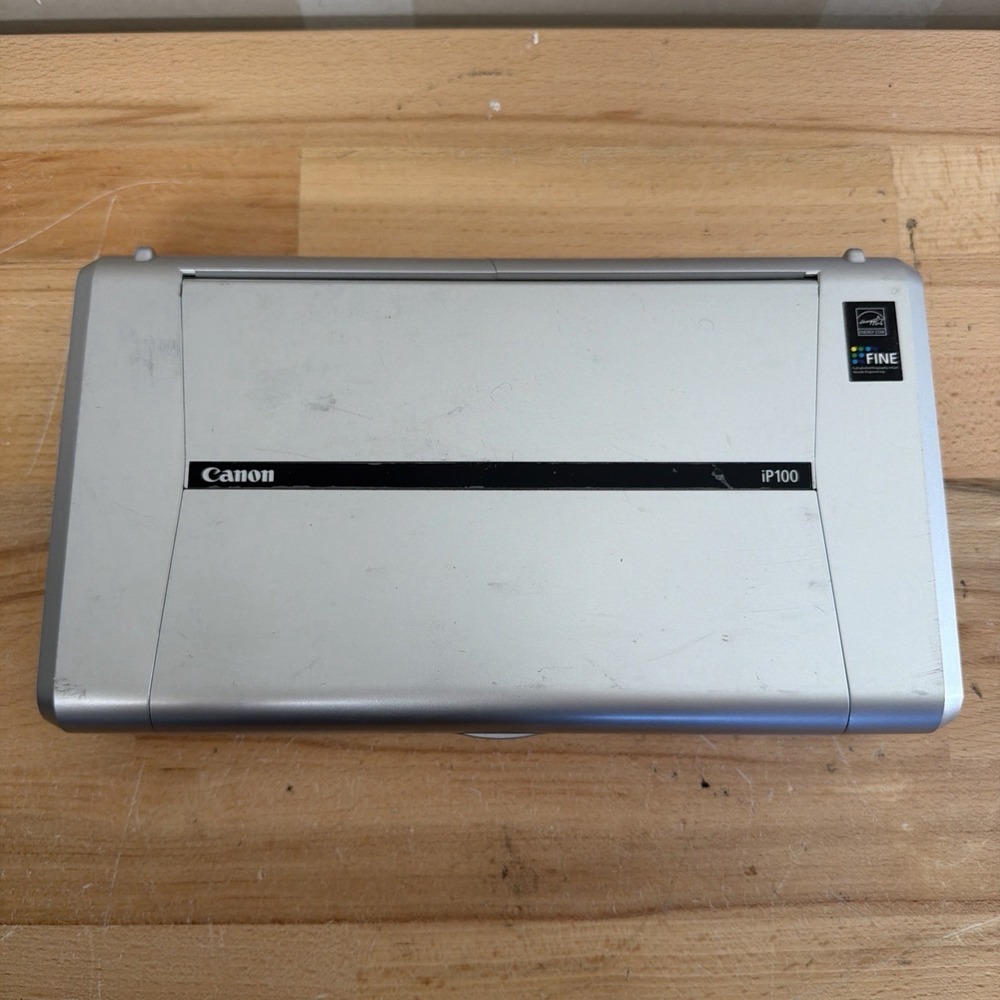 Canon Pixma iP100 Portable Inkjet Printer Compact Color Used